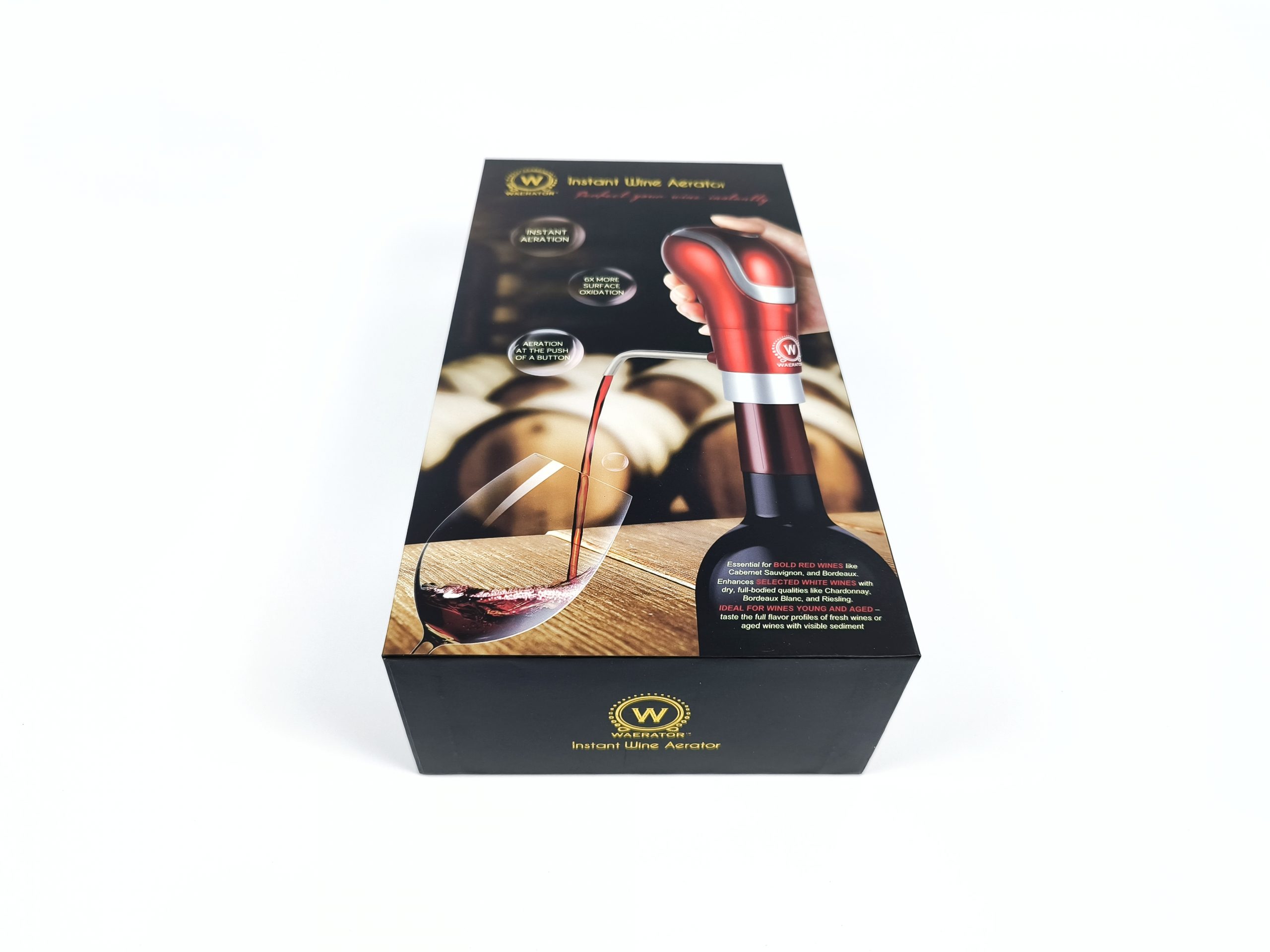 Electric Wine aerator Lid & Base Box