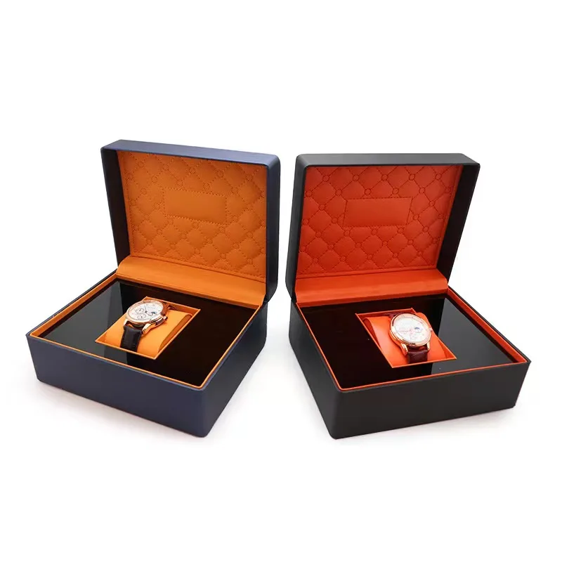 Brushed PU Leather Watch Box