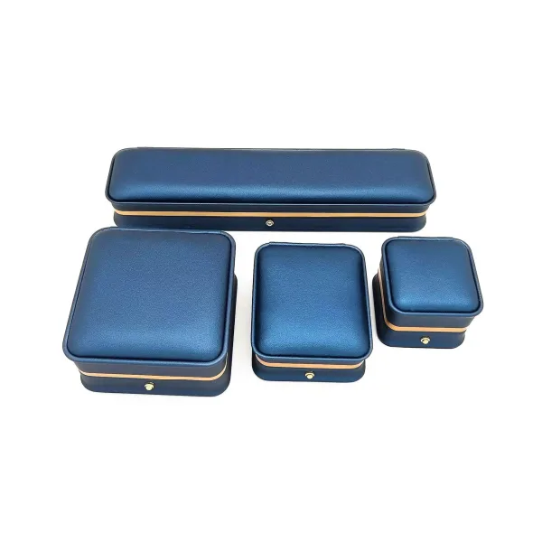 Golden Edge PU Jewelry Box