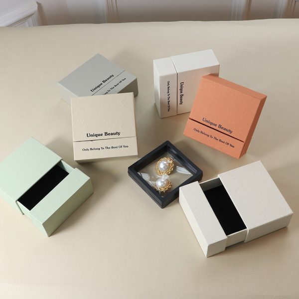 Creative Pull-Out Grain Art Paper Jewelry Box