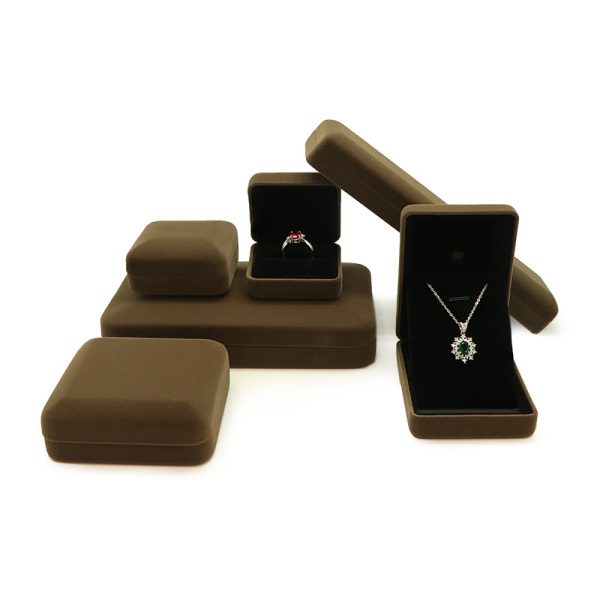 High-Grade Velvet Iron Jewelry Box