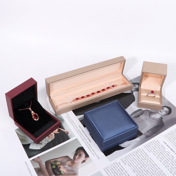 Premium Brushed PU Leather Jewelry Box