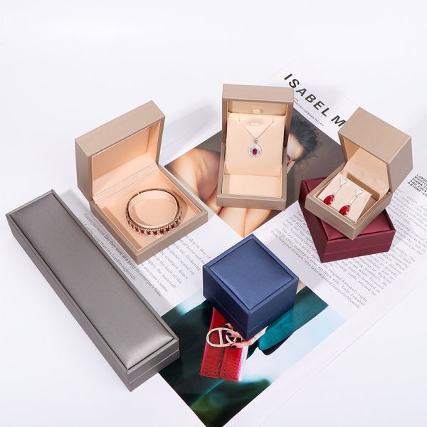 Premium Brushed PU Leather Jewelry Box