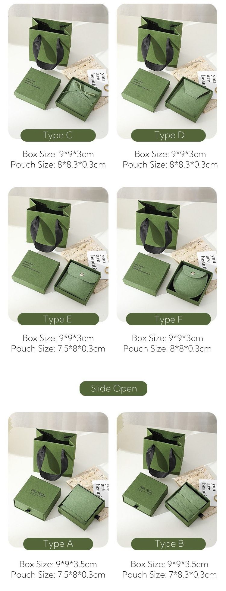 Jewelry Pouch Insert Box