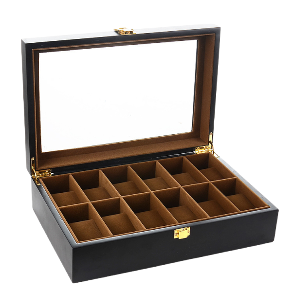 Wooden Tray Watch Jewelry Box for Men