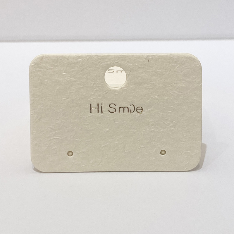custom earring cards with holes