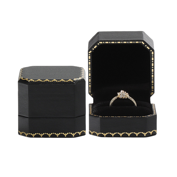personalized vintage engagement ring box