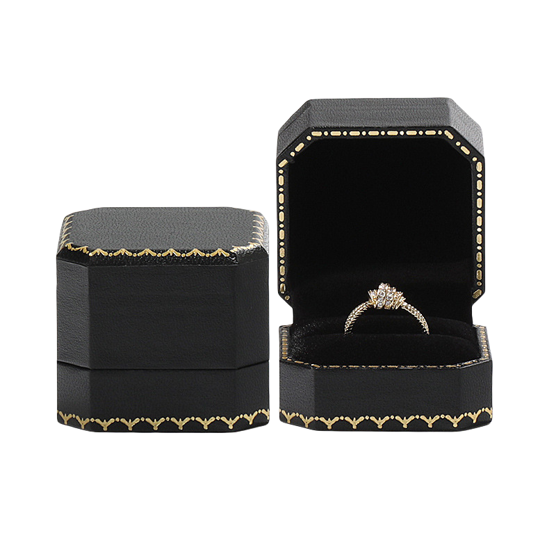 personalized vintage engagement ring box