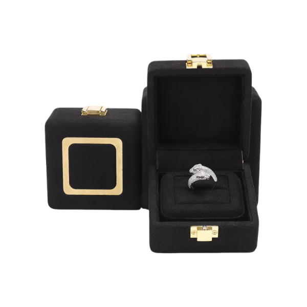 premium velvet jewellery boxes for rings