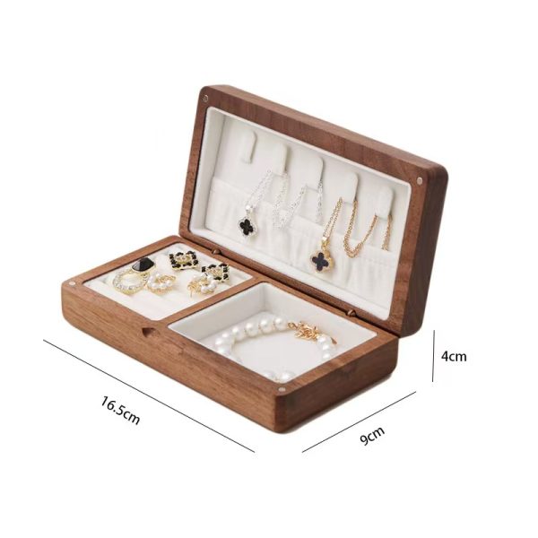 wooden jewelry organizer