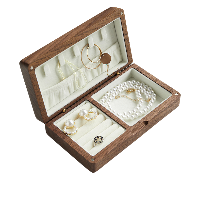 wooden jewelry organizer