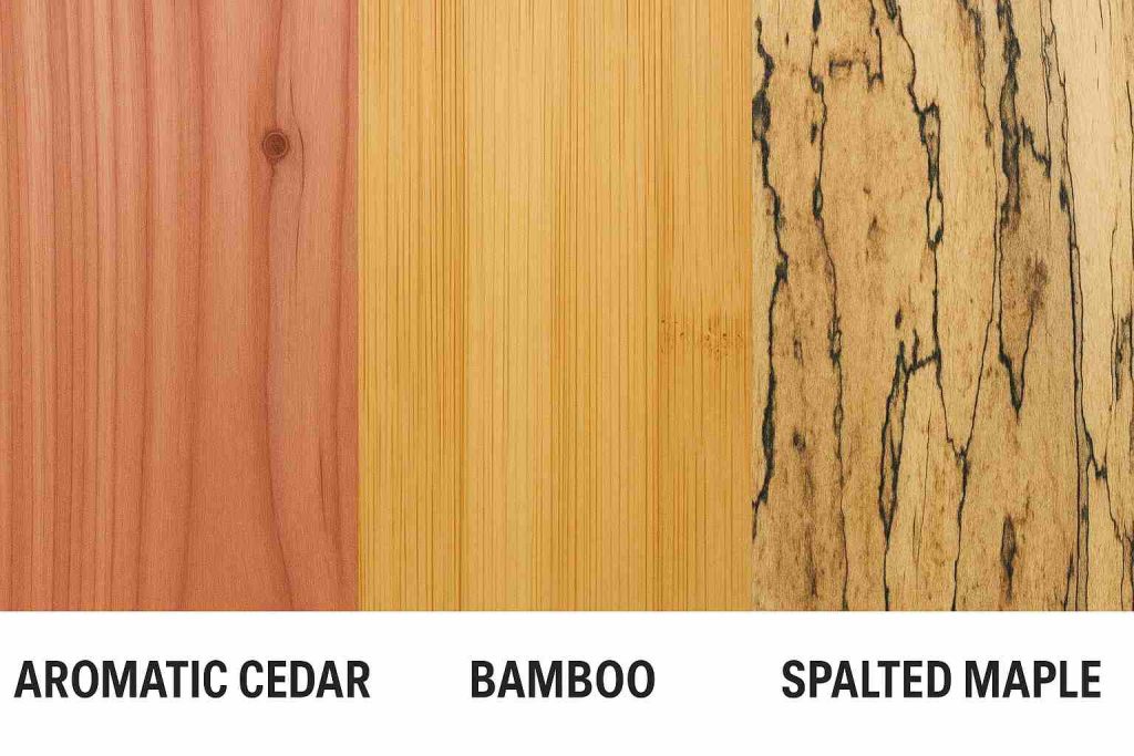 Aromatic Cedar Bamboo Spalted Maple