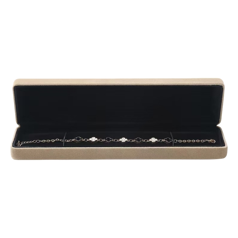 Custom Long Necklace Box with Ribbons