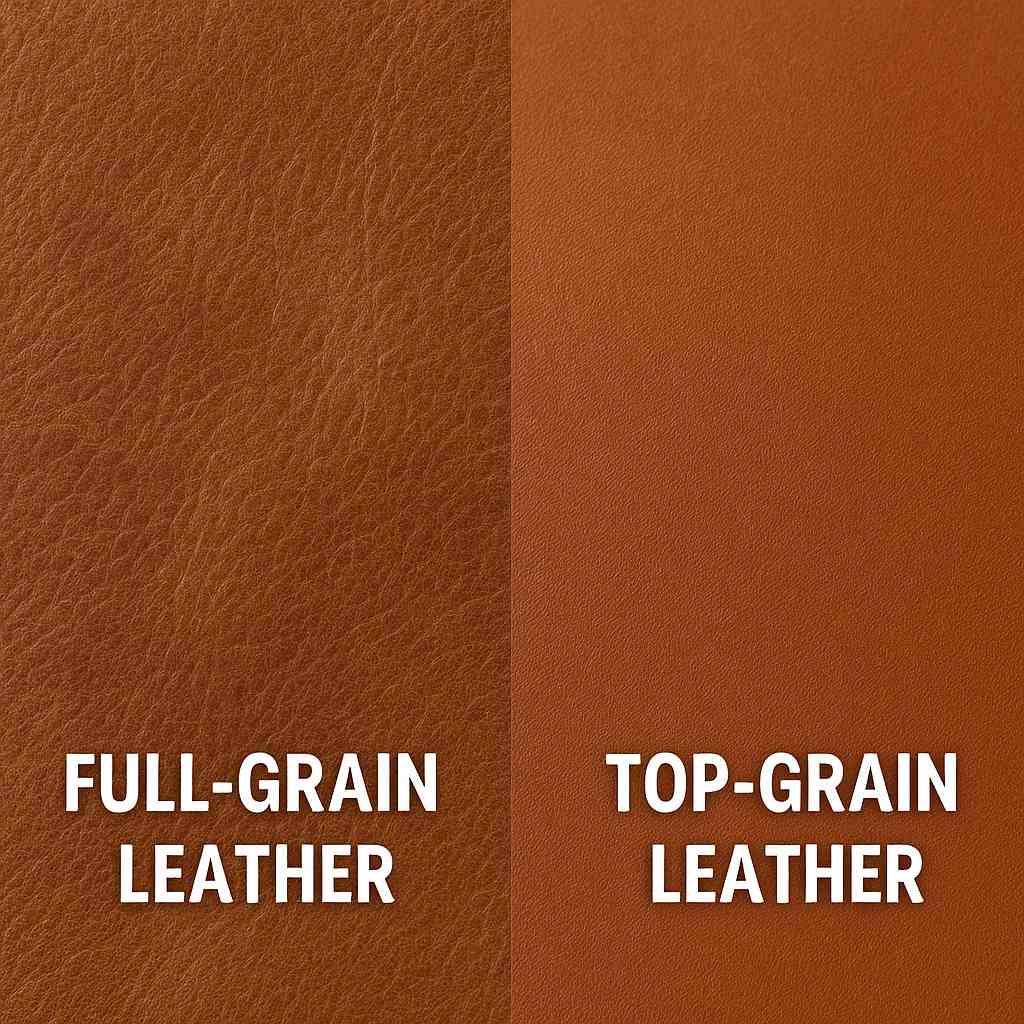 Full-Grain Leather & Top-Grain Leather