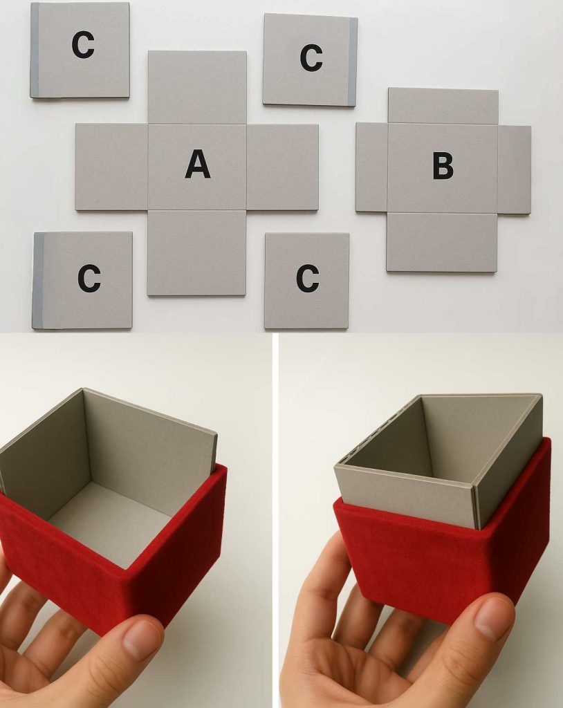 Making a Fabric-Covered Cardboard Jewelry Box