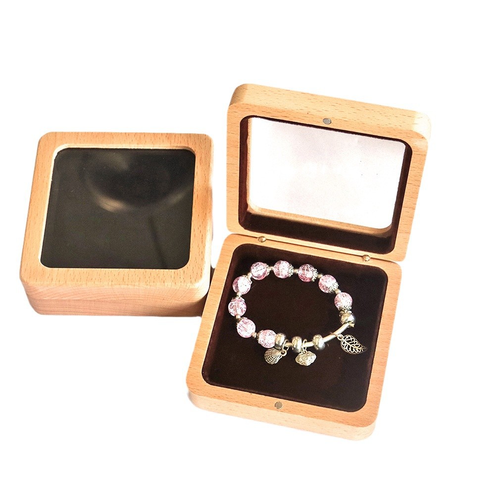 Wood-based Acrylic Lid Jewelry Box