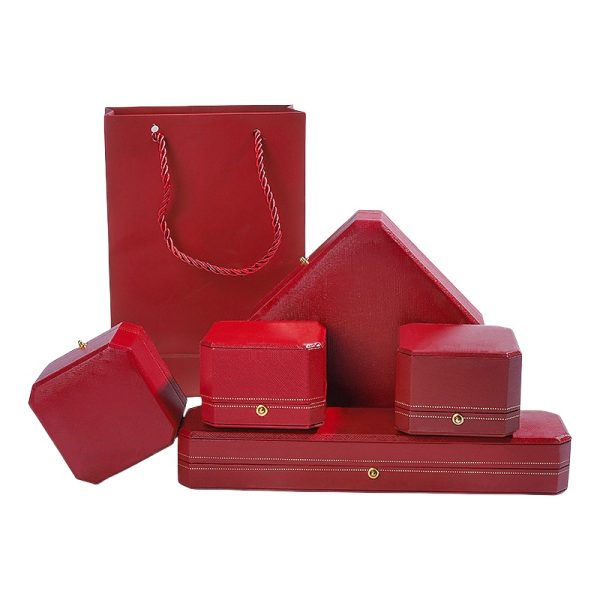 Elegant Octagonal Cartier Style Bracelet Box