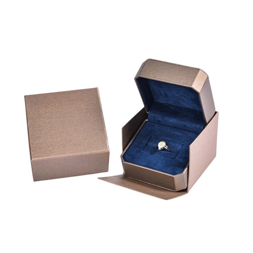 Elegant Ring Gift Box with Custom Logo Options