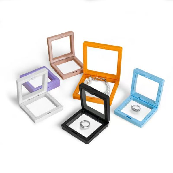 Floating Frame Pe Film Jewelry Box Display