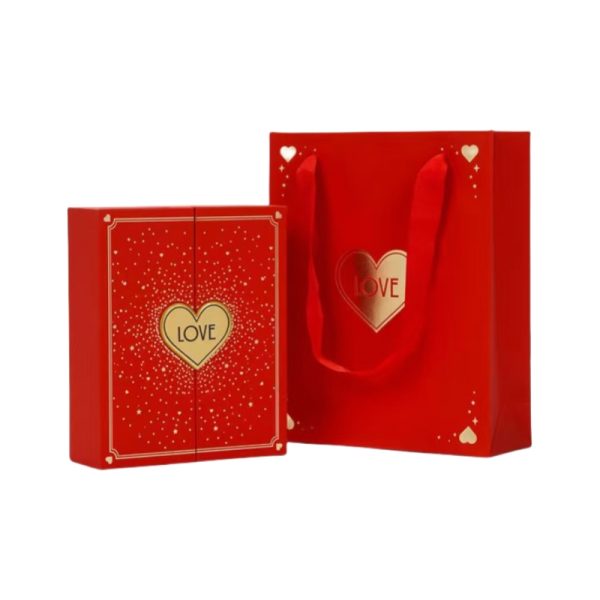 Heart Box Necklace Packaging for Romantic Jewelry Sets