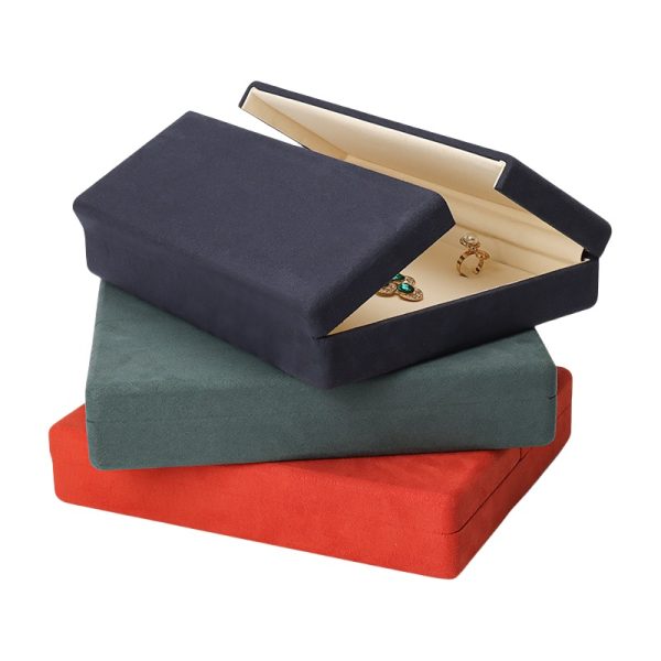 Premium Foldable Jewelry Set Box with Leather & Velvet Finish
