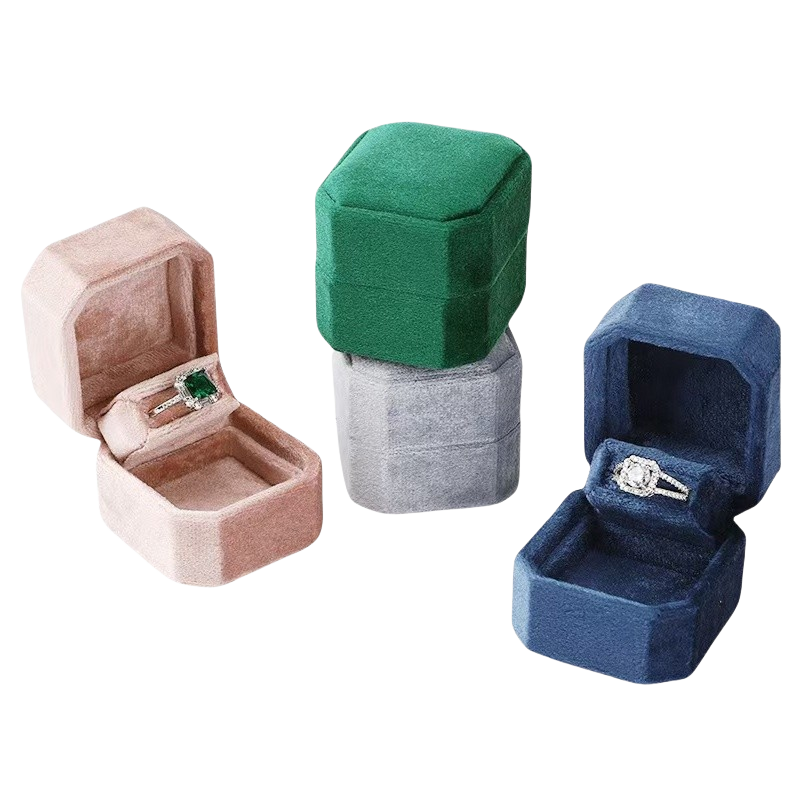Ring Boxes Bulk Custom Logo Ring Packaging for Wholesale