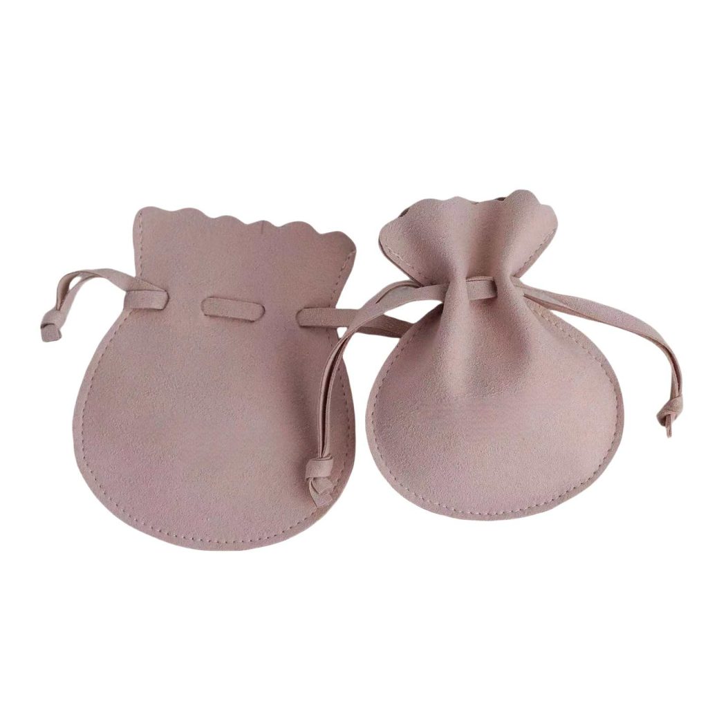 Small Drawstring Bags for Jewelry Microfiber Leather Customizable Pouches