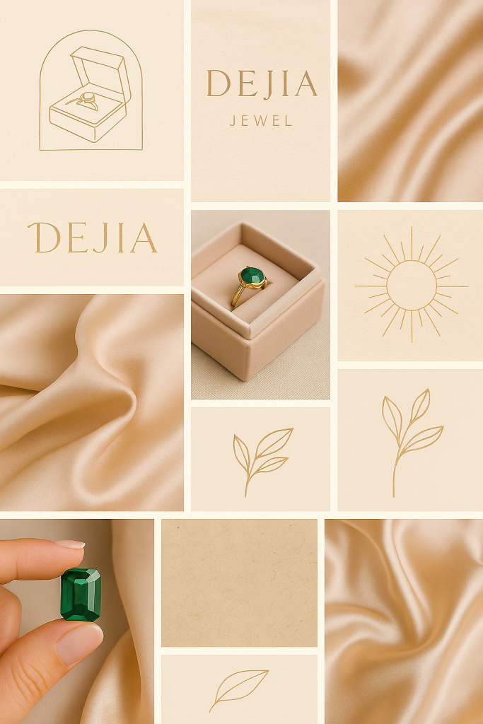 Moodboards for smykkelogoer